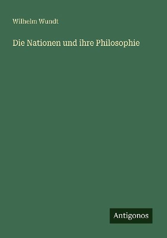 Die Nationen und ihre Philosophie