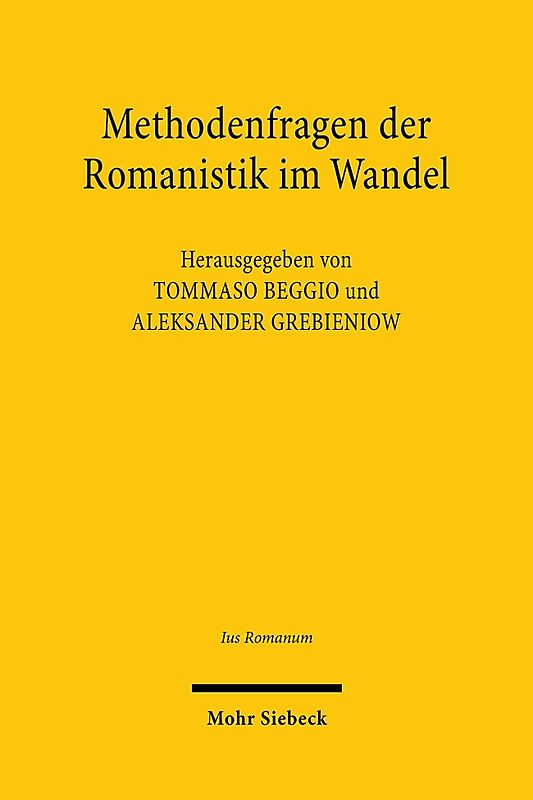 Methodenfragen der Romanistik im Wandel