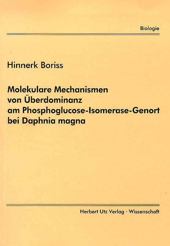 Molekulare Mechanismen von Überdominanz am Phosphoglucose-Isomerase-Genort bei Daphnia magna