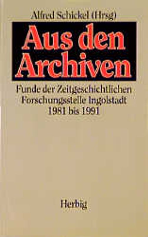 Aus den Archiven