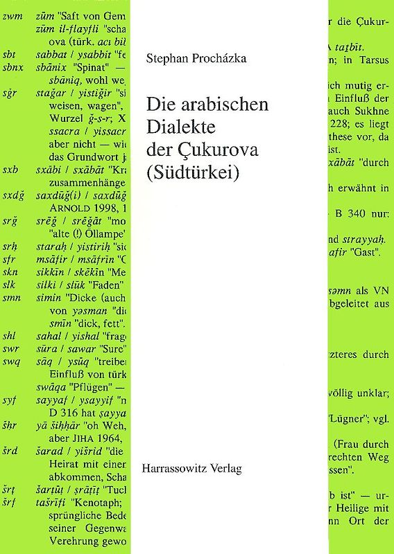 Die arabischen Dialekte der Cukurova (Südtürkei)