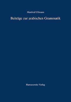 Beiträge zur arabischen Grammatik