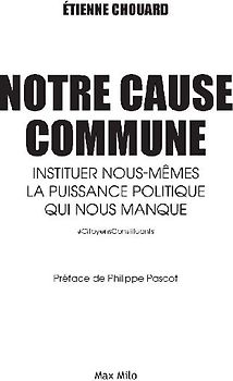 Notre cause commune