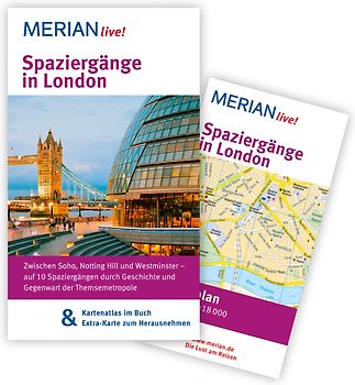 MERIAN live! Reiseführer Spaziergänge in London