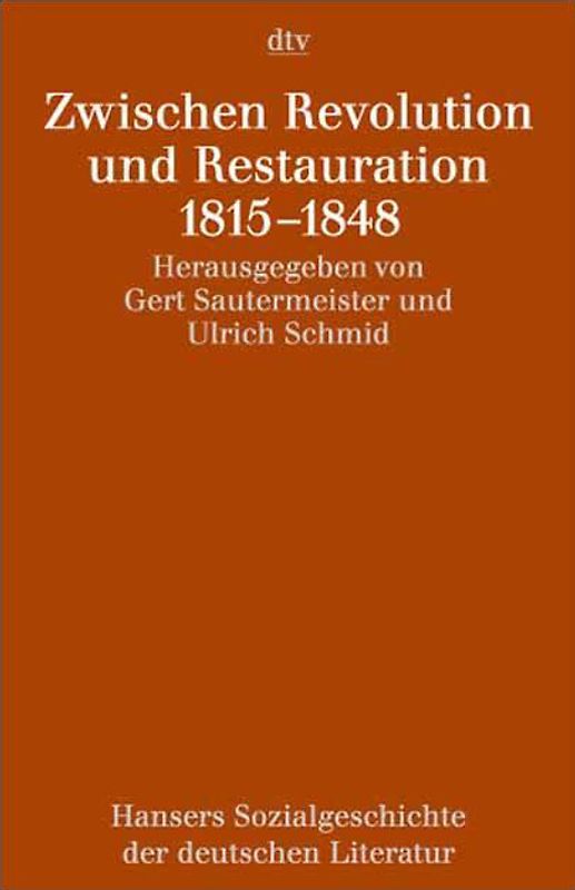 Hansers Sozialgeschichte der deutschen Literatur vom 16. Jahrhundert bis zur Gegenwart