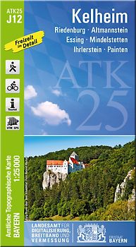 ATK25-J12 Kelheim (Amtliche Topographische Karte 1:25000)