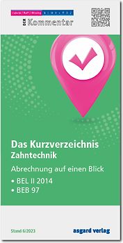 Das Kurzverzeichnis - Zahntechnik