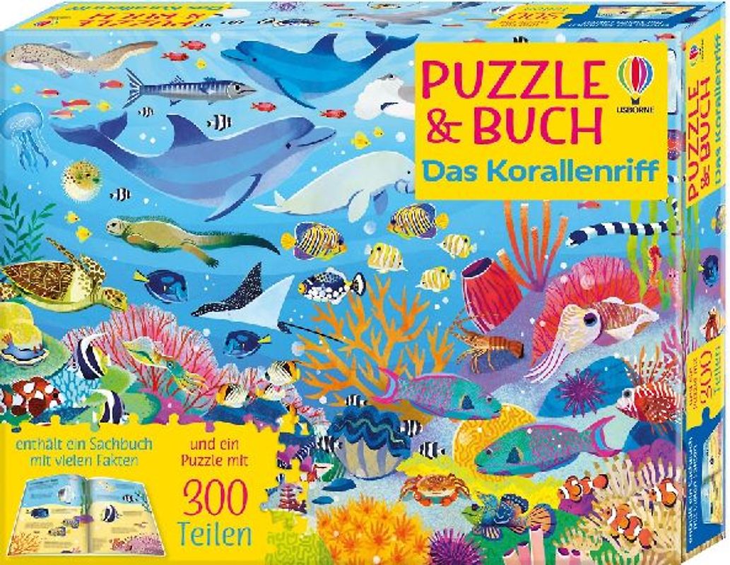 Puzzle & Buch: Das Korallenriff