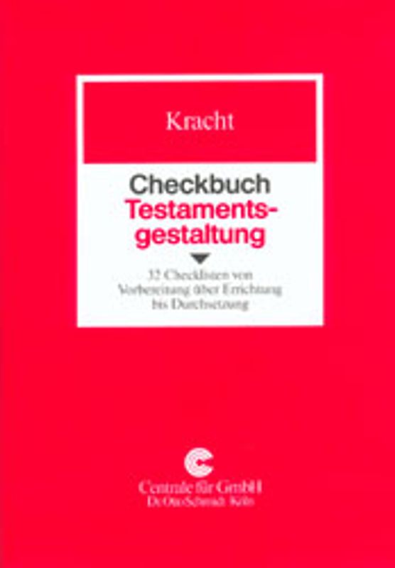 Checkbuch Testamentsgestaltung
