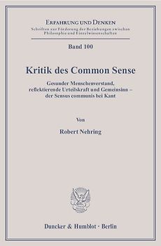 Kritik des Common Sense.