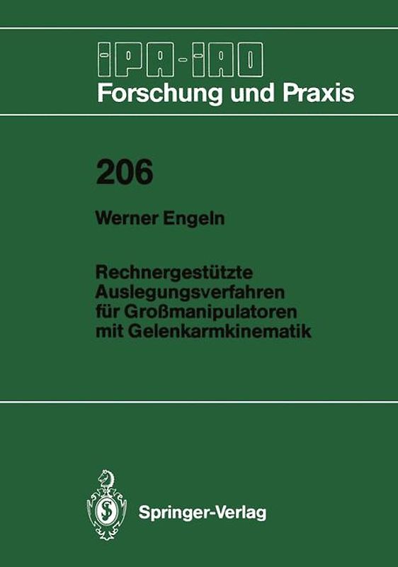 Rechnergestützte Auslegungsverfahren für Großmanipulatoren mit Gelenkarmkinematik