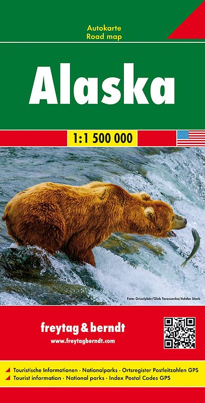 Alaska, Autokarte 1:1,5 Mio
