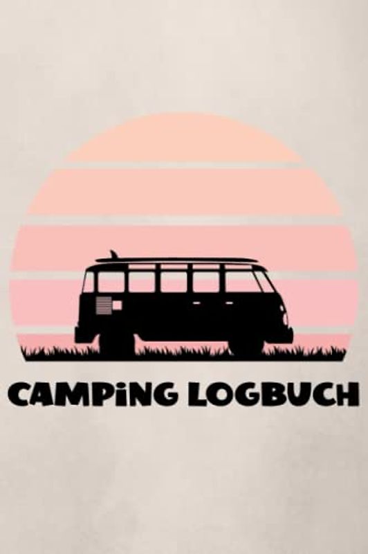 Camping Logbuch rosa Reisetagebuch Camper Geschenk | Wohnmobil Wohnwagen Reise Buch: 120 Seiten zum eintragen | DIN A5 Format | Vorlagen zum ausfüllen