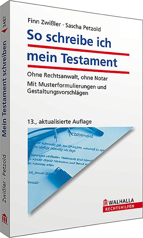 So schreibe ich mein Testament