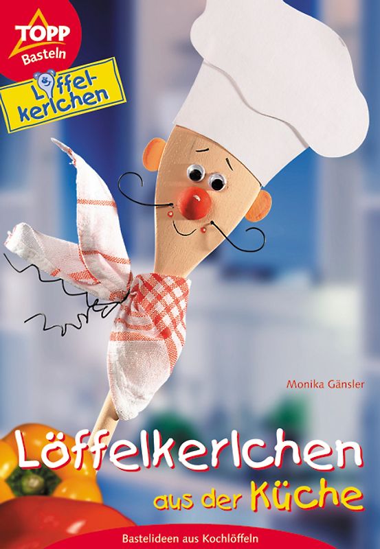 Löffelkerlchen zum verschenken. Bastelideen aus Kochlöffeln