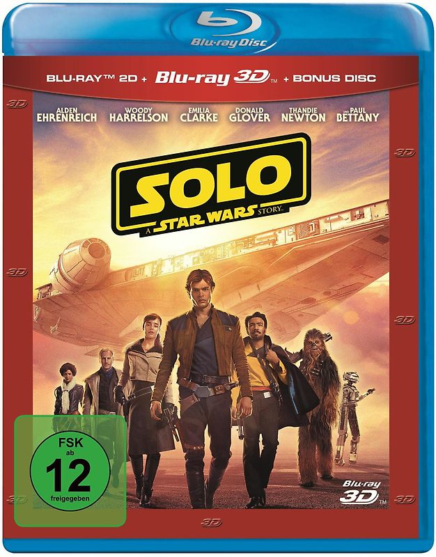Solo: A Star Wars Story 3D BD (3D / 2D) 3D Blu-ray Disc