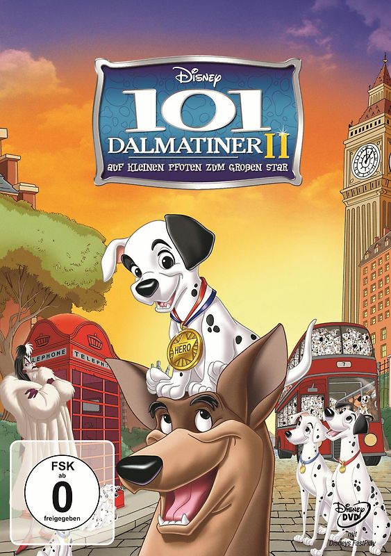 101 Dalmatiner II: Auf kleinen Pfoten zum großen Star! DVD