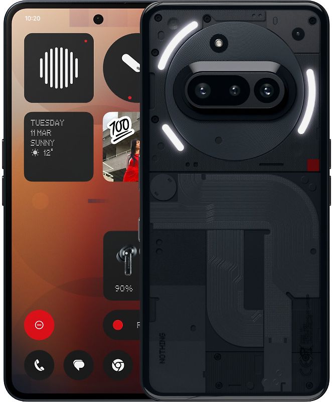 Nothing Phone (3a) Dual SIM 256 Go noir