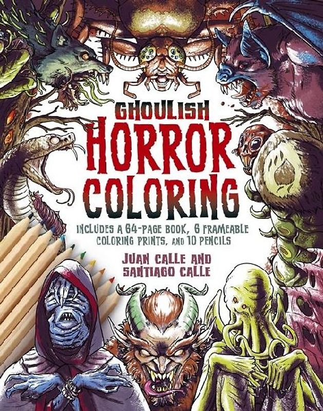 The Ghoulish Horror Coloring Kit