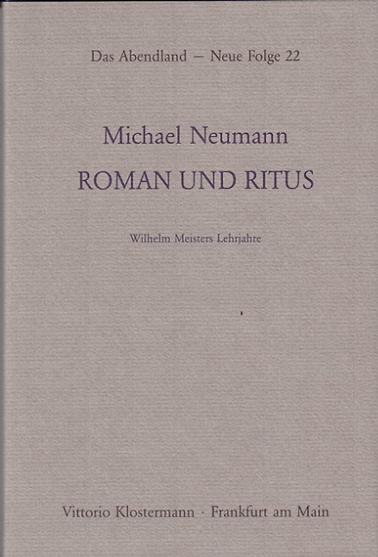 Roman und Ritus