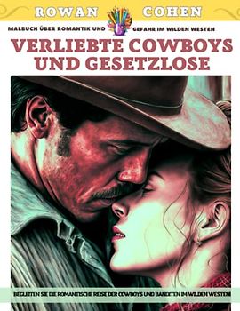 Verliebte Cowboys und Gesetzlose – Malbuch über Romantik und Gefahr im Wilden Westen – Begleiten Sie die romantische Reise der Cowboys und Banditen im Wilden Westen!