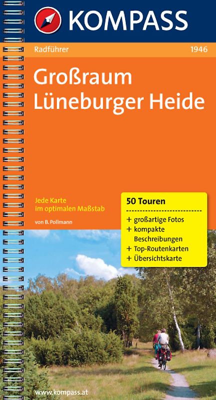 Lüneburger Heide. Radführer mit Top-Routenkarten