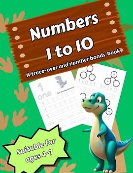 Numbers 1 - 10: A copy and trace book