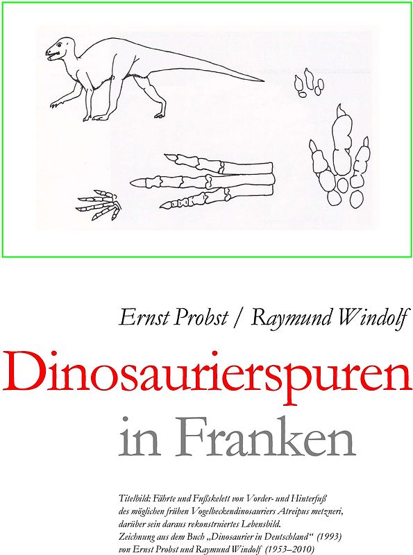 Dinosaurierspuren in Franken
