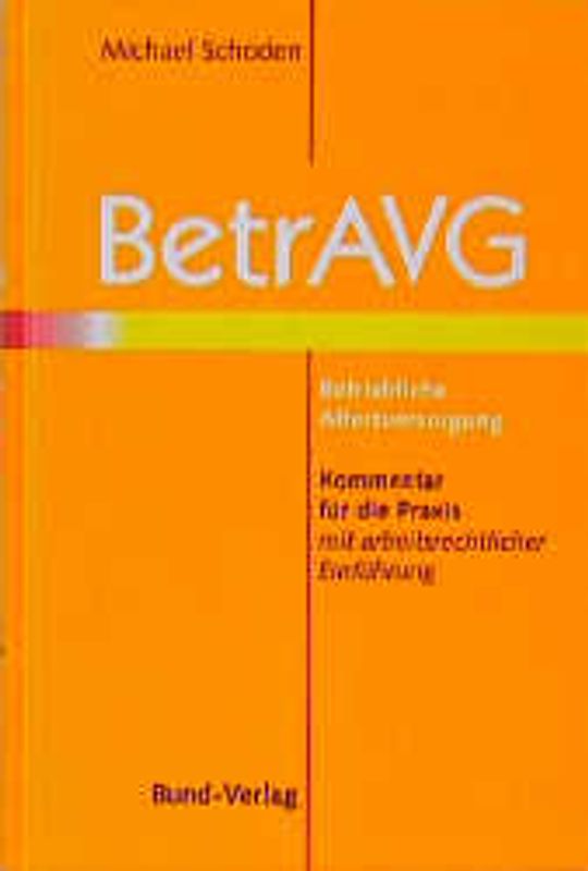 Betriebliche Altersversorgung