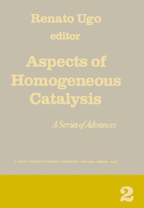 Aspects of Homogeneous Catalysis