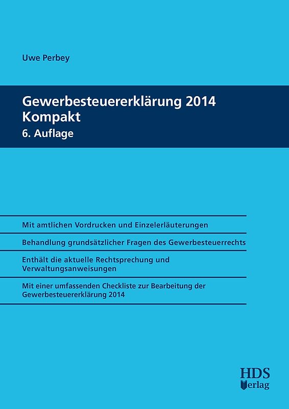 Gewerbesteuererklärung 2014 Kompakt