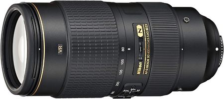 Nikon AF-S NIKKOR 80-400 mm F4.5-5.6 ED G VR 77 mm Objectif (adapté à Nikon F) noir