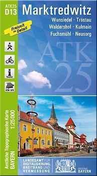 ATK25-D13 Marktredwitz (Amtliche Topographische Karte 1:25000)
