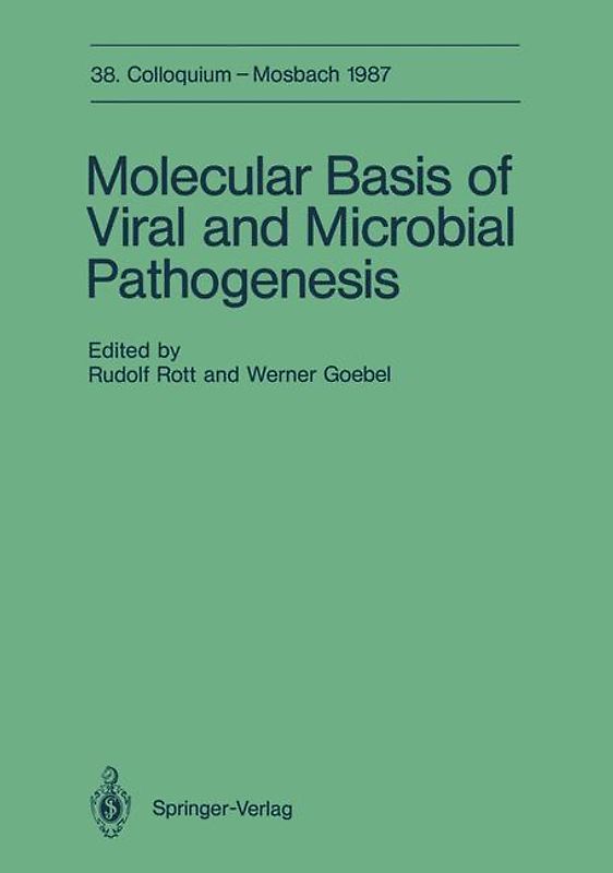 Molecular Basis of Viral and Microbial Pathogenesis