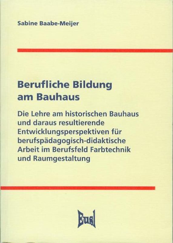 Berufliche Bildung am Bauhaus