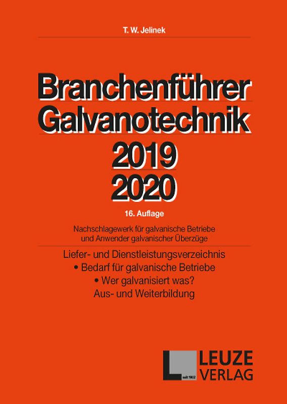 Branchenführer Galvanotechnik 2019/2020