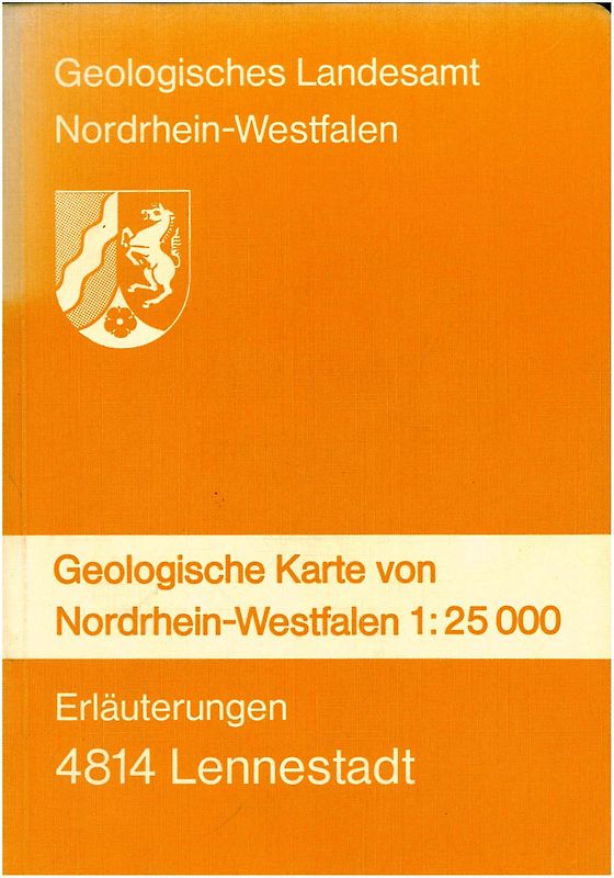 Geologische Karten von Nordrhein-Westfalen 1:25000 / Lennestadt