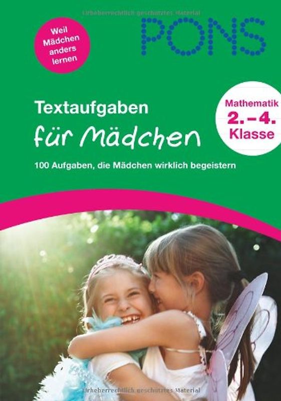 PONS Textaufgaben für Mädchen 2.-4. Klasse
