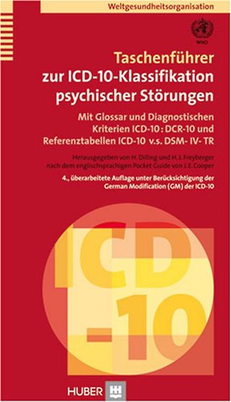 Taschenführer zur ICD-10-Klassifikation psychischer Störungen