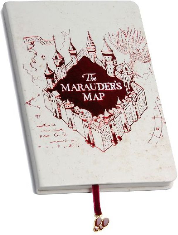 Harry Potter: Marauder's Map(tm) Journal with Ribbon Charm