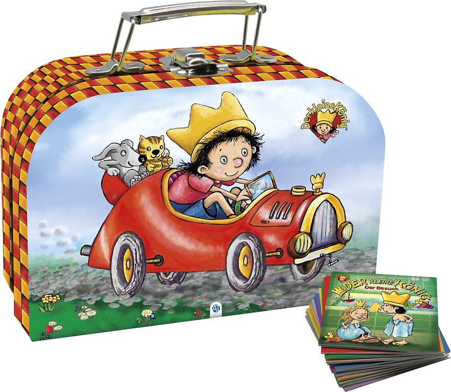 Bücherset im Koffer "Der kleine König". 24 Mini-Bücher