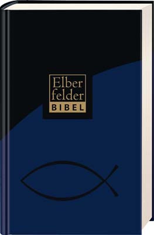 Elberfelder Bibel - Standardausgabe, 2-farb. Kunstleder mit Fischmotiv