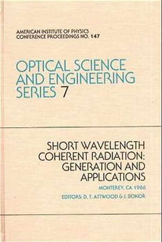 Short Wavelength Coherent Radiation 1986