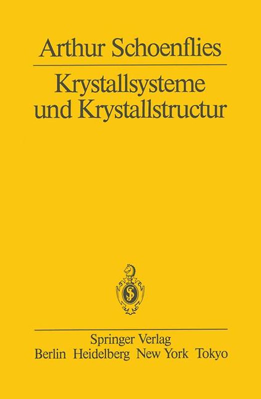 Krystallsysteme und Krystallstructur