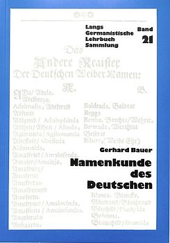 Namenkunde des Deutschen