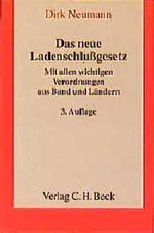 Das neue Ladenschlussgesetz