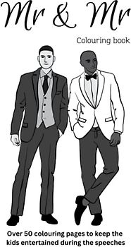 Mr & Mr Wedding Colouring Book: To keep kids busy during the wedding | 7.5 x 9.25 | Over 50 colouring pages (Weddings)