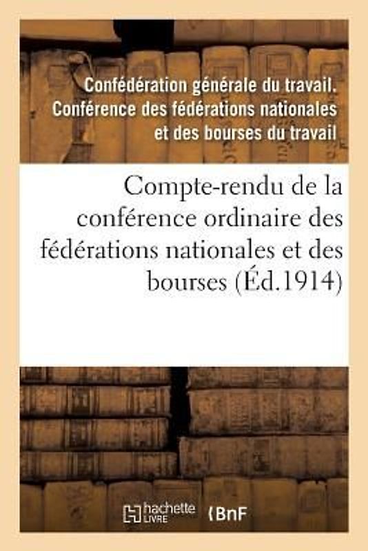 Compte-rendu de la conférence ordinaire des fédérations nationales et des bourses du