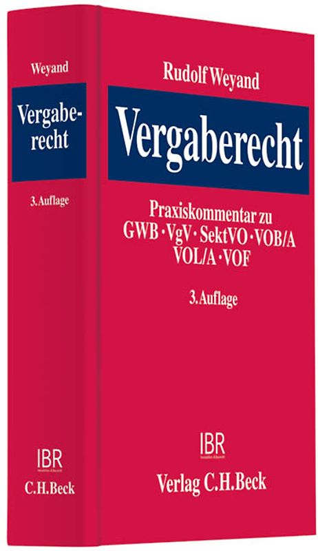 Praxiskommentar Vergaberecht