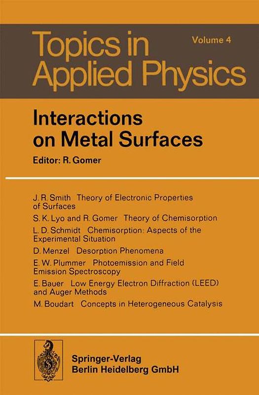 Interactions on Metal Surfaces